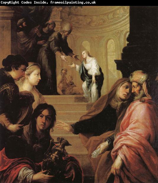 Juan de Sevilla romero The Presentation of the Virgin in the Temple